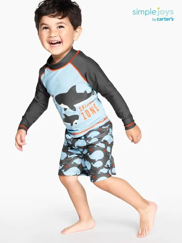 Miniatura 3 de Simple Joys by Carter's - Traje de baño para niños pequeños y bebés