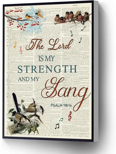 Miniatura 13 de Lienzo impreso de Filipenses 4 y 13 con texto en inglés "I Can Do All Things Through Christ Who Strengthens Me", versículo bíblico, póster listo