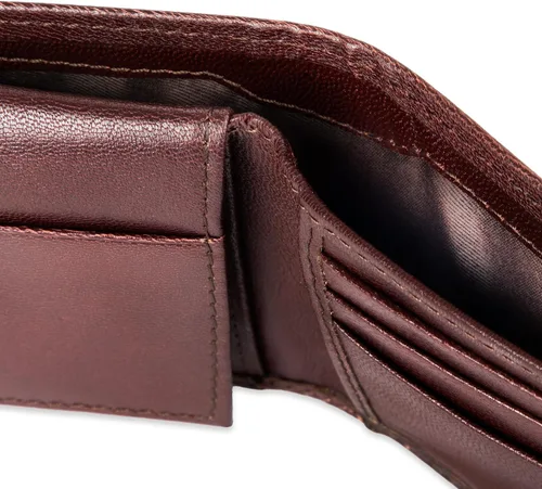 Miniatura 25 de Dockers Mens piel Capacidad extra Slimfold Bifold Wallet