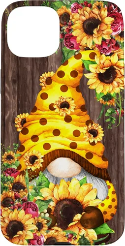 Miniatura 9 de Yellow Sunflower Gnome for Women Cute Summer Flower Pattern Case for iPhone 17