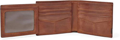 Miniatura 2 de Fossil Quinn Flip ID Billetera Bifold Marrón ML3644