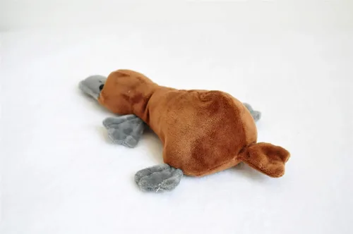 Miniatura 5 de TAMMYFLYFLY Almohada de felpa suave de ornitorrinco realista de 8.6 pulgadas, Kawaii para niñas y niños, juguetes de animales de peluche con pico
