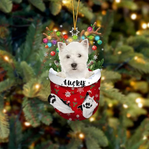 Miniatura 29 de Adorno de Navidad personalizado para perro Airedale Terrier en bolsillo de nieve, adorno para árbol de Navidad, idea de regalo para amantes