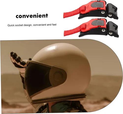 Miniatura 3 de Zerodeko 2 accesorios de hebilla de liberación rápida para motocicleta, clips duraderos para correa de barbilla, accesorios versátiles y fiables