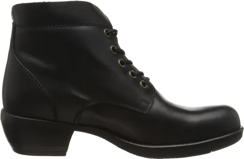 Miniatura 6 de Mujeres Fly London Mesu encaje hasta tacón cubano moda tobillo botas