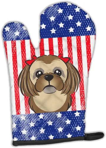 Miniatura 48 de Caroline's Treasures BB4020OVMT Dog House Collection Border Collie - Guante de horno grueso resistente al calor para sartenes calientes y horno