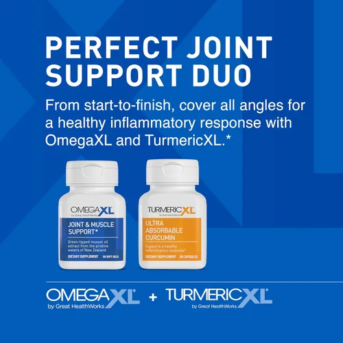 Miniatura 4 de OmegaXL Potente suplemento de apoyo articular y muscular (60 unidades) y TurmericXL (30 unidades)