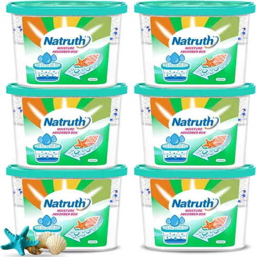 Miniatura 9 de NATRUTH - Cajas de absorción de humedad, jazmín 800ml (6 paquetes)*12.5OZ Deshumidificador para armario, eliminadores de humedad y olores