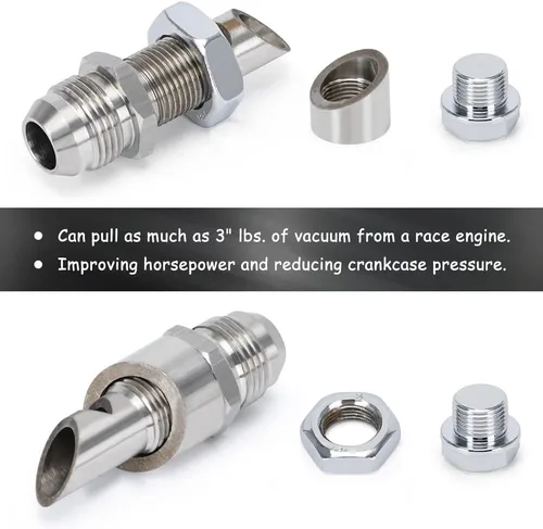 Miniatura 4 de El kit universal de acero inoxidable E-VAC Scavenger incluye accesorio T304 SS E-VAC