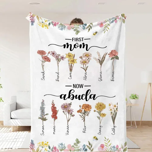 Miniatura 19 de Pofily Regalos de hija para mamá, manta "to My Daughter", regalos para mamá, abuela, tatarabuela, regalo para mamá, regalo de Navidad, graduación