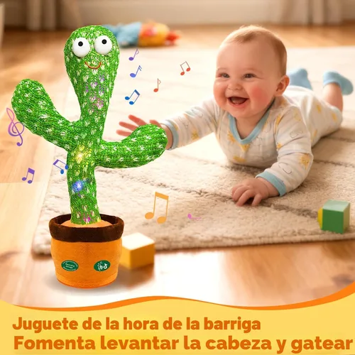Miniatura 3 de Juguetes interactivos para bebés que bailan y hablan, divertido regalo para bebés de 6 a 18 meses, registro musical cantante, repite lo que dices