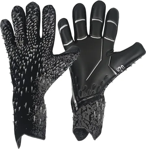 Scott Edward Guantes de portero de fútbol para niños y adultos, kit de portero de fútbol premium, súper agarre y protección, talla 6/7/8/9/10