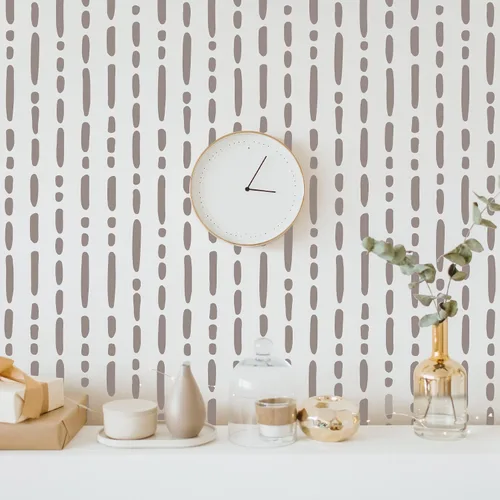 Miniatura 4 de Paquete de 6 plantillas de pared de ladrillo de 14 pulgadas para pintar patrones grandes en la pared, plantillas decorativas reutilizables