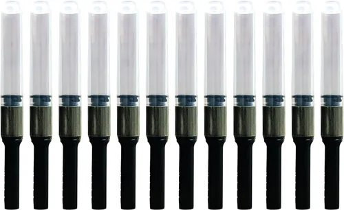 Convertidor de tinta de pluma estilográfica, 12 unidades, estilo atornillado, apto para pluma estilográfica Jinhao y plumas estilográficas chinas al