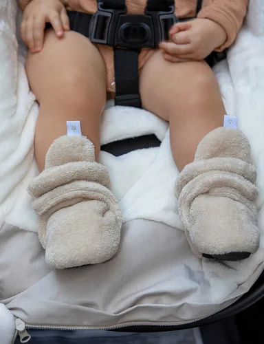 Miniatura 4 de 7AM Enfant Plush Baby Booties - Water Repellent Baby Shoes for Girls & Boys, Ultra Soft Winter Socks & Slippers for Infants