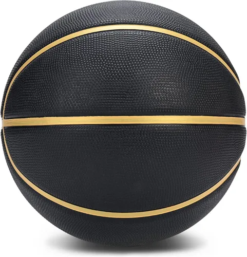 Miniatura 2 de Dakapal Baloncesto de goma tamaño 5 para adolescentes y adultos, pelotas de baloncesto para interiores y exteriores, para juegos, gimnasio