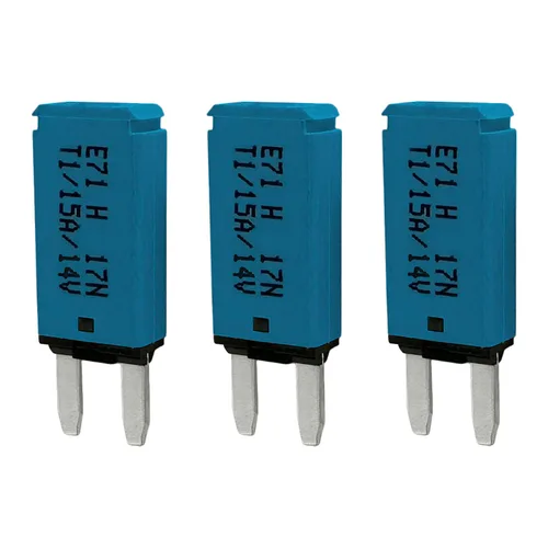 Miniatura 15 de Mini ATM Auto Reinicio 5 Amperios Disyuntor de Circuito Fusible para Protección de Batería de Audio Automotriz Marina RV Coche Camión (T1) Reinicio
