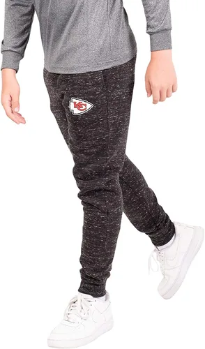 Miniatura 4 de Ultra Game Boys' NFL Black Snow Fleece Jogger Sweatpants