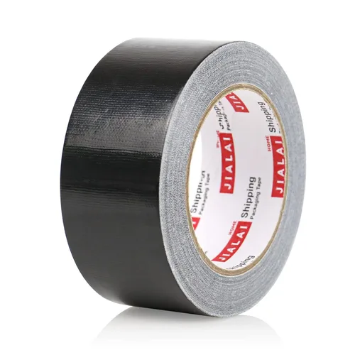 Miniatura 9 de JIALAI HOME Cinta adhesiva negra resistente, 2 pulgadas x 30 yardas, paquete de 5, 8.27 mil de grosor, fuerte, flexible, sin residuos, para todo