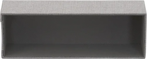 Miniatura 11 de Household Essentials Caja organizadora de cajones profundos gris 725-1 para almacenamiento 12 x 4 x 3.13 pulgadas, color plateado