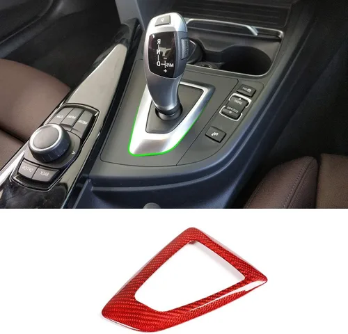 Miniatura 6 de YIWANG 100% fibra de carbono real cambio de marchas de coche ajuste para BMW 1 3 4 Series F20 F21 F23 GT F30 F34 F35 F33 F36