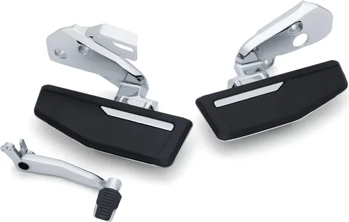 Miniatura 4 de Kuryakyn 6752 Componente de control de pie de motocicleta: Kit Omni Driver Floorboard para motocicletas Honda Gold Wing 2018-20 con transmisión