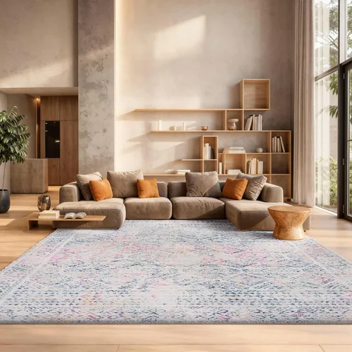 Miniatura 88 de Safavieh - Alfombra decorativa de la colección Tulum, modelo TUL264F, estilo marroquí, bohemio y desgastado, no suelta pelusa, para sala, vestíbulo