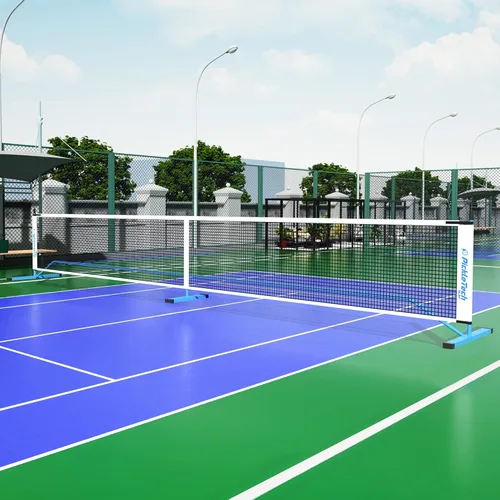 Miniatura 6 de PICKLETECH 4.0 Slim Version Portable Pickleball Nets Outdoor Game 22 FT Pickleball Net-USAPA Regulation Size-Pickle Ball Net System with Carrying