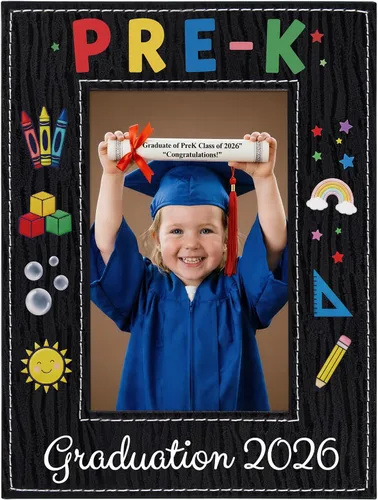 Miniatura 10 de SICOHOME Regalos de graduación de jardín de infantes – Marco de fotos de graduación preescolar preescolar 2026 de 4 x 6 pulgadas, regalo