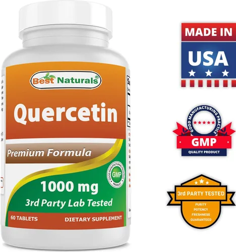 Miniatura 7 de Best Naturals Quercetina 1000 mg Tableta - Salud Inmune - 60