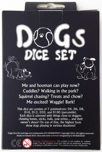 Miniatura 3 de Juego de dados para perros Luna de Q-Workshop