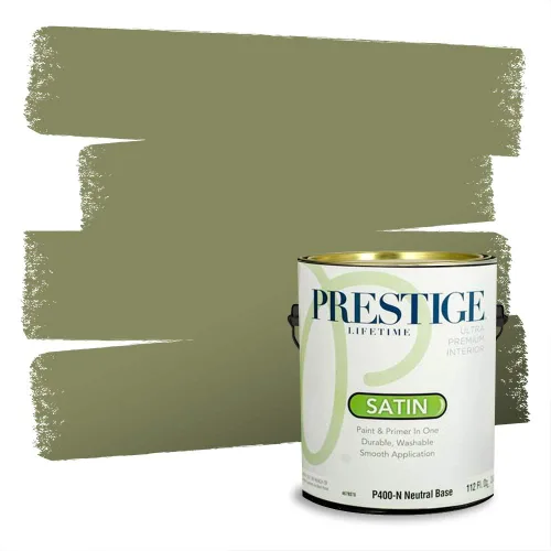 Miniatura 1461 de Prestige Paints - pintura de exterior y pintura de imprimación en una, E100-T-6006-10AVP