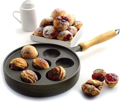 Miniatura 4 de Norpro Sartén Deluxe Munk Aebleskiver 8.5 pulgadas de diámetro y 2 pulgadas