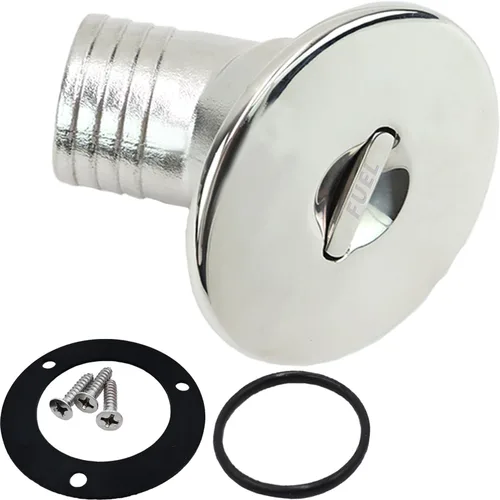 Miniatura 12 de Boat Water/Diesel/Gas/Fuel Deck Fill/Filler 1-1/2 Inch(38mm) with Keyless Cap 316 Stainless Steel Boat Deck Hardware for Boat, Yacht, Caravan