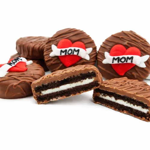 Miniatura 47 de Galletas de la marca Philadelphia Candies cubiertos por ambos lados de chocolate negro y con leche, y crema de cacahuete de la marca Nutter Butter