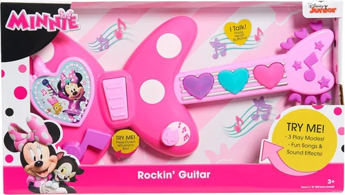 Miniatura 2 de Minnie Bow-Tique Guitarra Rockin', Juguetes Oficialmente Licenciados para Niños de 3 años en adelante de Just Play