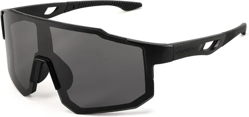 Miniatura 17 de FEISEDY Gafas de sol deportivas para hombres, mujeres y adolescentes - Béisbol, ciclismo, ciclismo UV400 protección B2388 008-negro rosa