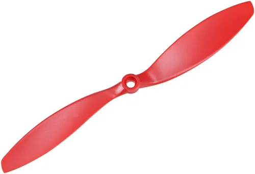 Miniatura 4 de uxcell Hélices RC CW CCW 9047 9x4.7 pulgadas, 2 paletas de ala fija, nailon rojo, 4 pares con anillos adaptadores
