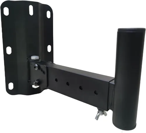 Miniatura 5 de Desyeryamimi Soporte de montaje para altavoz PA de hasta 110 libras, soportes de montaje en pared ajustables para altavoces, soportes de altavoz