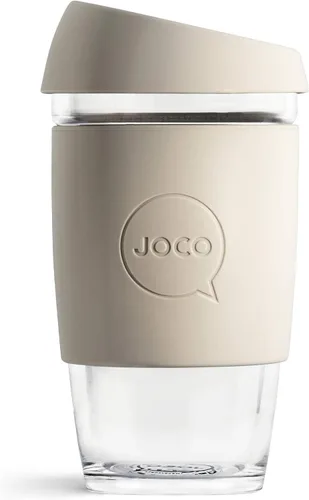 Miniatura 22 de JOCO Taza 4oz - Taza clásica reutilizable de vidrio de borosilicato eco-innovador - (Mood Indigo)