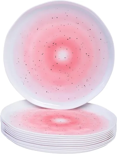 Miniatura 20 de Mini cuencos de postre Platos de postre ovalados Colección Lava Niebla rosa 6 piezas