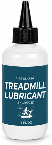 Lubricante de cinta de correr 100% silicona para cinturón, lubricante de cinta de correr de 4 onzas, fácil de aplicar y adecuado para la mayoría de
