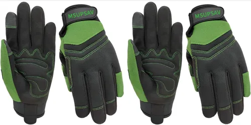 Miniatura 36 de Guantes de jardinería a prueba de espinas y resistentes a pinchazos con agarre, guante de jardín para mujer, regalos de cuero para trabajo en el 1