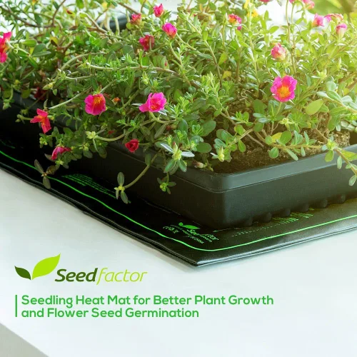 Miniatura 3 de MET - Tapete térmico para semillero certificado, factor de semillas, resistente al agua, duradero, tapete térmico de estación de germinación