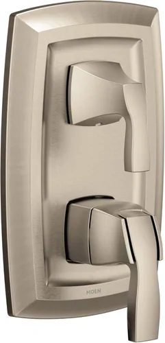 Miniatura 6 de Moen UT3611NL Voss M-CORE 3-Series Kit de molduras para ducha de 2 manijas con válvula de transferencia integrada, se requiere válvula, de níquel