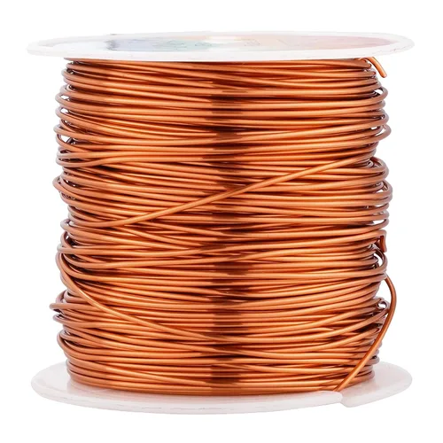 Miniatura 16 de Alambres de cobre resistentes al deslustre de 65.6 pies, alambre de cobre para electrocultura en jardinería, alambre de cobre de calibre 16, cables
