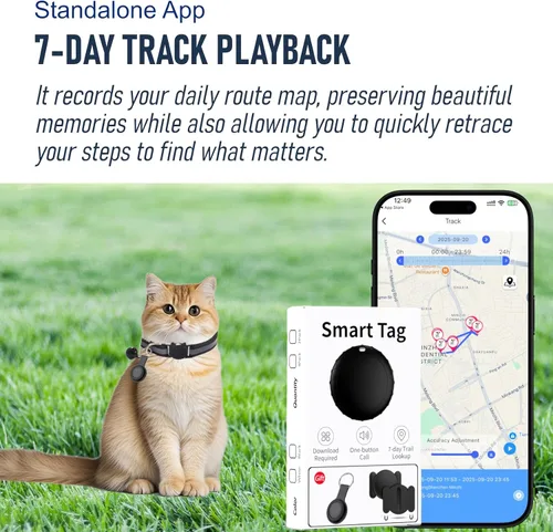 Miniatura 5 de Rastreador GPS de coche para vehículos: dispositivos de seguimiento ocultos para automóviles, no requiere tarjeta SIM, disponible para Android e