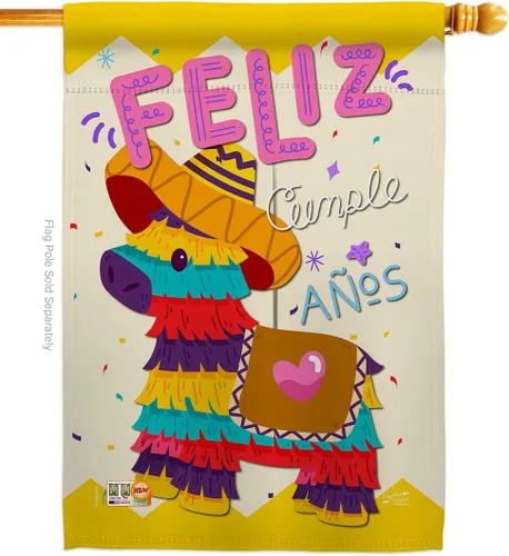 Miniatura 6 de Juego de banderas de casa de Feliz Cumpleaños, regalo de pastel de cumpleaños, regalo de ramo de dulces, ocasión de aniversario, fiesta, pequeño