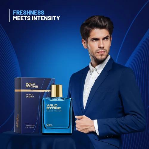 Miniatura 2 de Wild Stone Hydra Energy EDP Perfume Premium para Hombre, 100 ml Eau De Parfum de Larga Duración Fragancias Refrescantes para el Hombre Moderno