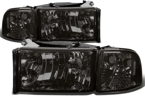 Miniatura 5 de DNA MOTORING HL-OH-DR944P-BK-AM Montaje para luz delantera, para el lado del piloto y del acompañante, color negro/ámbar